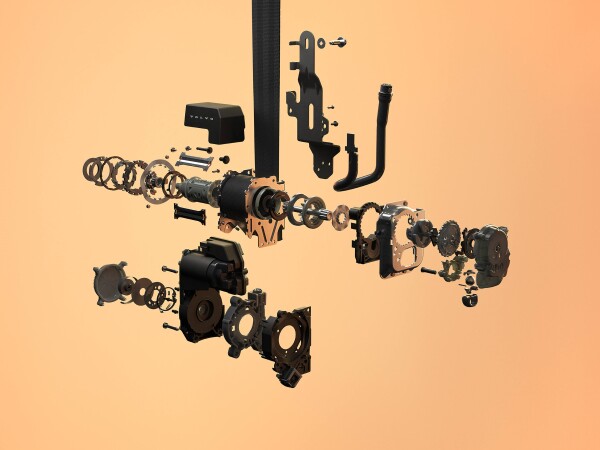New multi-adaptive safety belt - exploded view